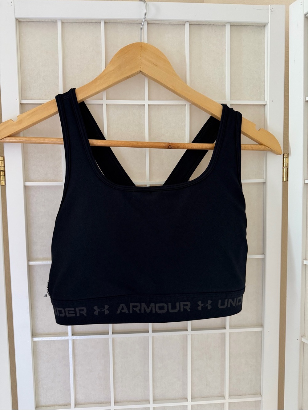 Under Armour Black Sports Bra Large